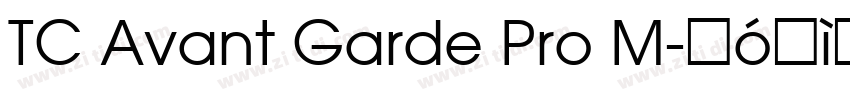 TC Avant Garde Pro M字体转换